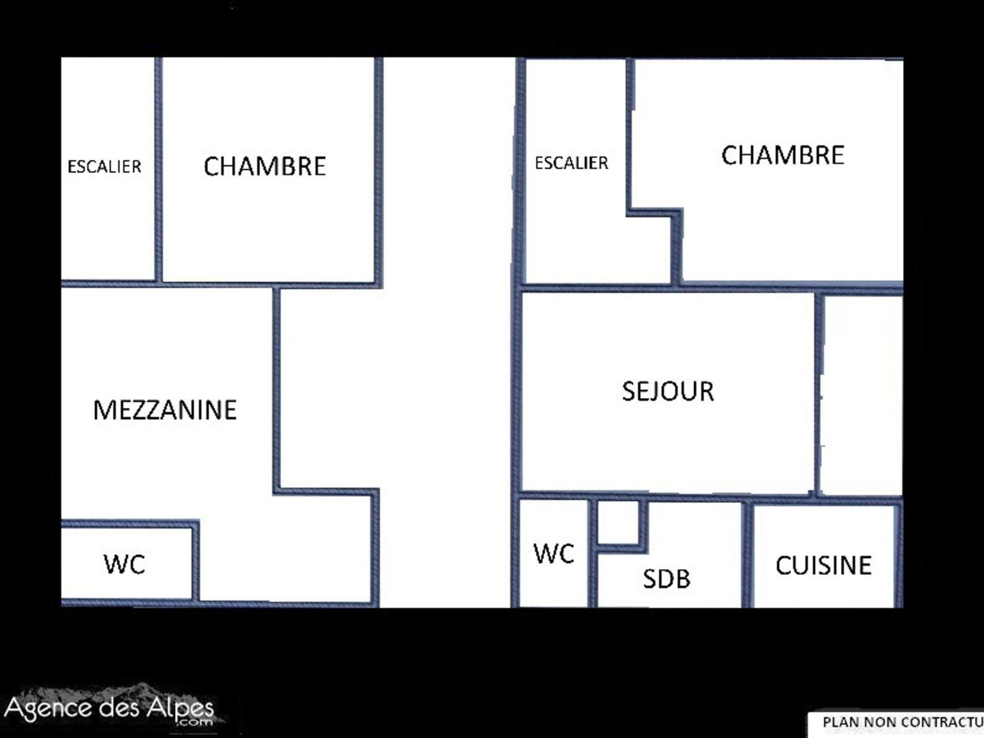 Duplex Classique 6/7 Pers, Balcon, Les Menuires - Fr-1-452-36 Apartment Saint-Martin-de-Belleville Exterior photo